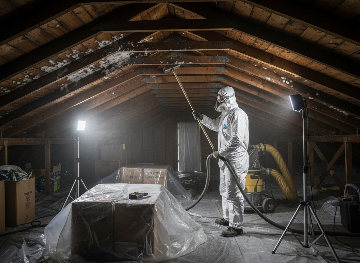 Attic Mold Remediation in Northridge, CA